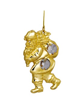 24K GOLD PLATED SANTA CLAUSE HANGING 24K GOLD PLATED SANTA CLAUSE HANGING